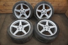 Set 18x8.5 19x10 5 Spoke Wheel Rim Tire 9596950 Chevrolet Corvette C6 2005-07
