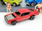Vintage Hot Wheels Redline 1968 Custom Barracuda HK - Red KIDDO JUNKER!