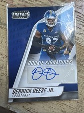 2022 Panini Chronicles Draft Picks - Threads Rookie Signatures Derrick Deese Jr