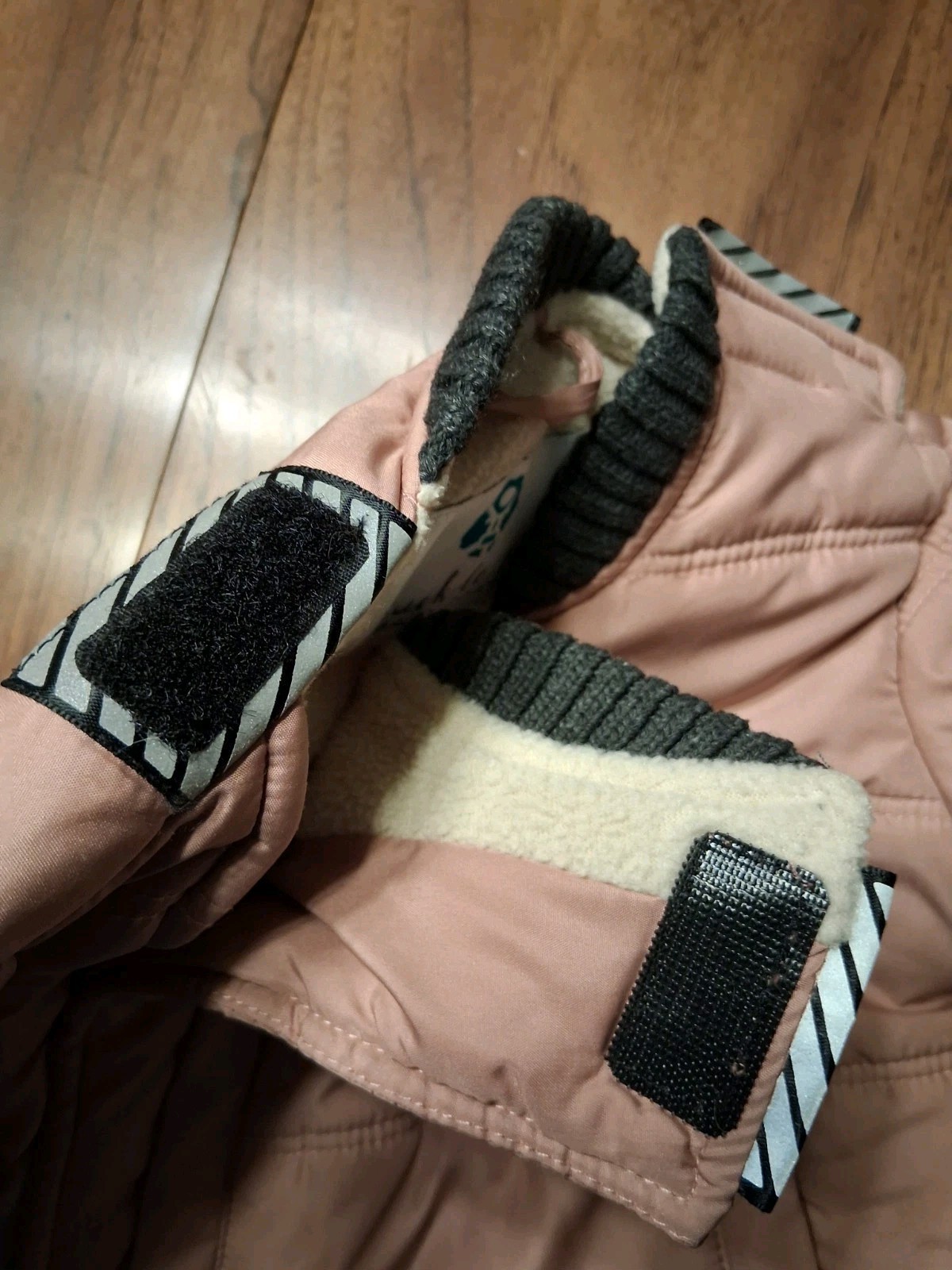 Cappotto bambino Buckle Me 6/9 mesi rosa polvere seggiolino auto sicurezza giacca invernale cerniera foto 5