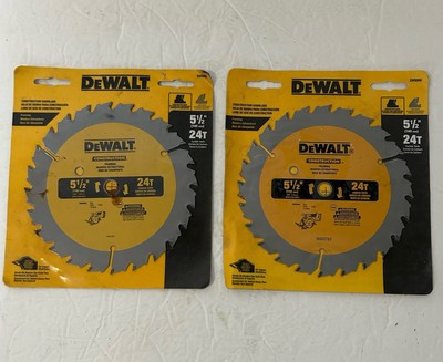 DeWalt DW9066  2-Pack 5 1/2  Carbide 24T Saw Blade Construction Grade