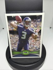 2012 Topps #165 Russell Wilson Rookie Card RC Seattle Seahawks QB. rookie card picture
