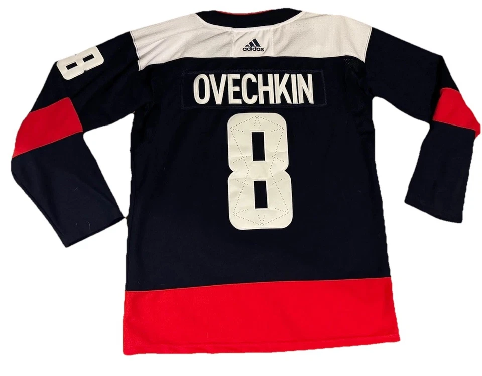 Camiseta Adidas Alex Ovechkin Washington Capitals 2018 NHL Stadium Series Talla 52 Foto 2 de 4