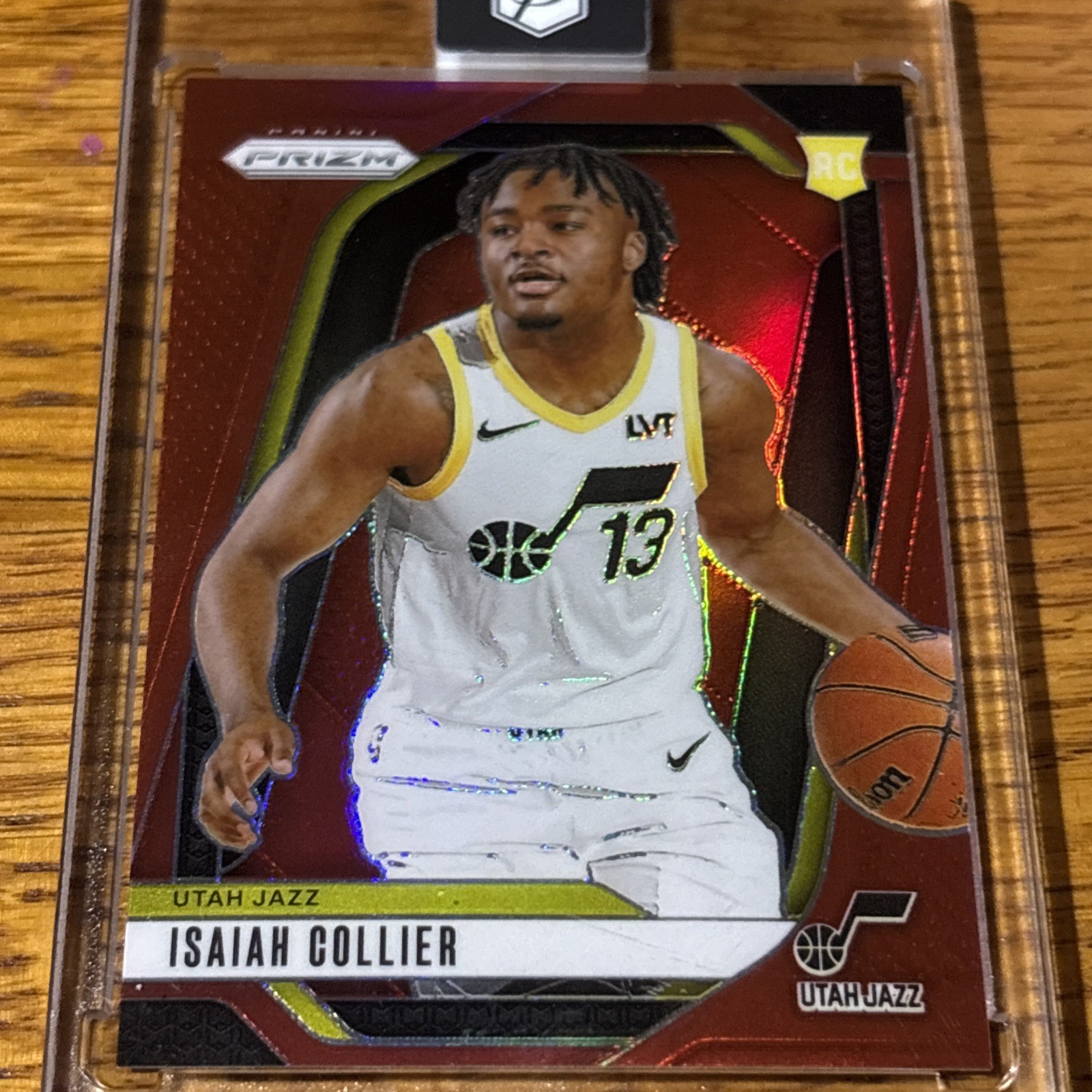 2024-25 Panini Prizm #227 Isaiah Collier Prizms Red 119/299 