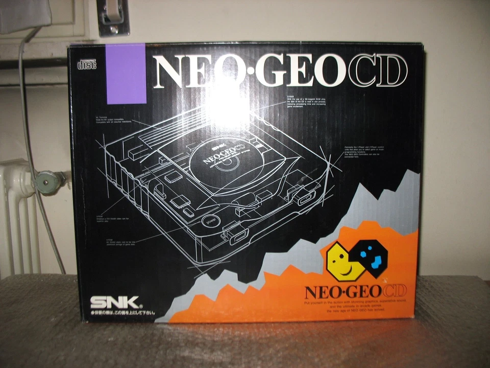 BOXED SNK NEO GEO CD TOP LOADING CONSOLE JAP IMPORT - Imagen 3 de 4