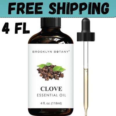 Clove Essential Oil - Huge 4 Fl Oz - 100% Pure and Natural - Premium Grade with