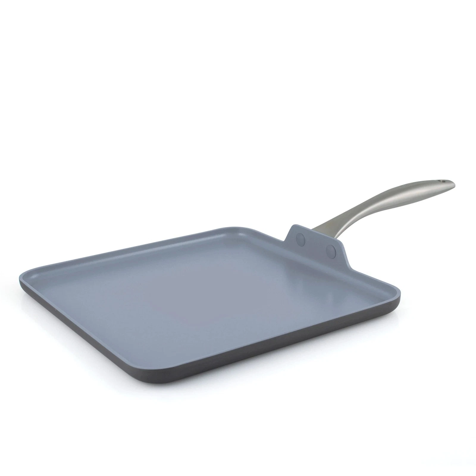 GreenPan Lima 12 Inch Nonstick Griddle Plate Safe Ceramic Cookware Gray
Opens in a new window or tab