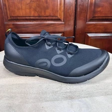 Oofos Mens OOMG Sport LS Low Recovery Shoe Black Size 11 #5086 New