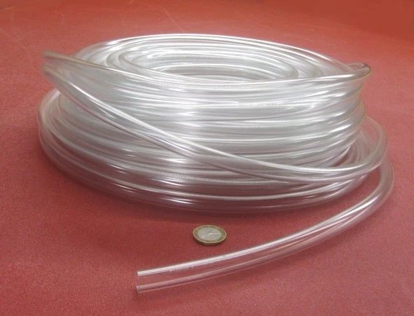 PVC Tubing, Clear, 1/2" OD x 3/8" ID x 1/16" Wall x 100 Foot Coil - Image 3 of 4