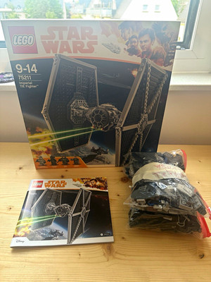 LEGO Star Wars Imperial TIE Fighter 75211 mit Anleitung & Box ohne Minifiguren