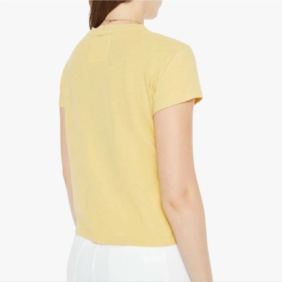 MOTHER Superior греховный красный Hot мама графический футболка желтый размер новый с Ярлыками лен - Изображение 3 из 4