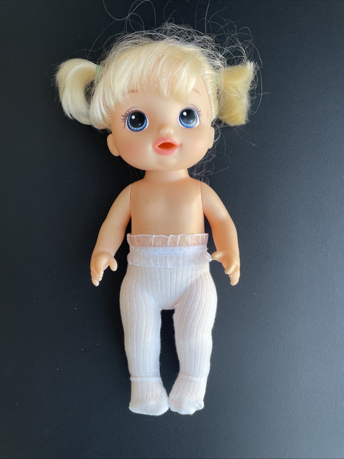 New White Tights, Socks 12" 13" 14" Baby Doll Clothes Baby Alive Disney Princess