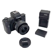 Canon EOS M50 (PC2328) Mirrorless 24.1MP 4K Digital Camera & 15-45mm Lens Kit