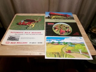Vintage Lot New Holland Literature Buyer's Guides Pamphlet Farm Equipment