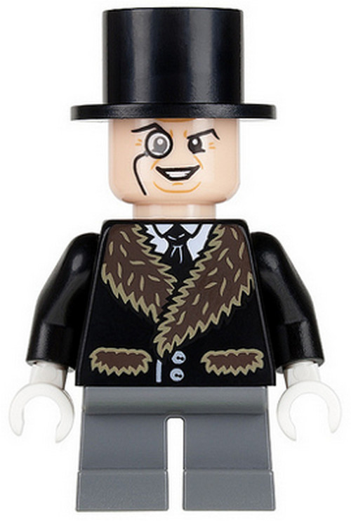 LEGO Super Heroes sh0096 figurine rare Le Pingouin col en fourrure 76010