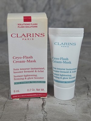 Clarins Cryo-Flash Cream-Mask .2 oz / 8 ml Min Travel Size