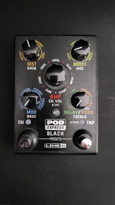 Line 6 POD Express Black Slightly Used Wonderful Condition W/Power Cord
