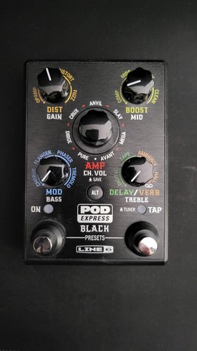 Line 6 POD Express Black Slightly Used Wonderful Condition W/Power Cord