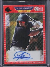 2021 Leaf Pro Set Metal #PA-JD1 Jasson Dominguez Orange Wave Auto