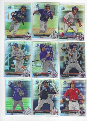 2017 Bowman Draft complete Refractor set BDC1-BDC200