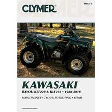 Clymer M465-3 Service Shop Repair Manual Kawasaki Bayou KLF220 / KLF250 88-10