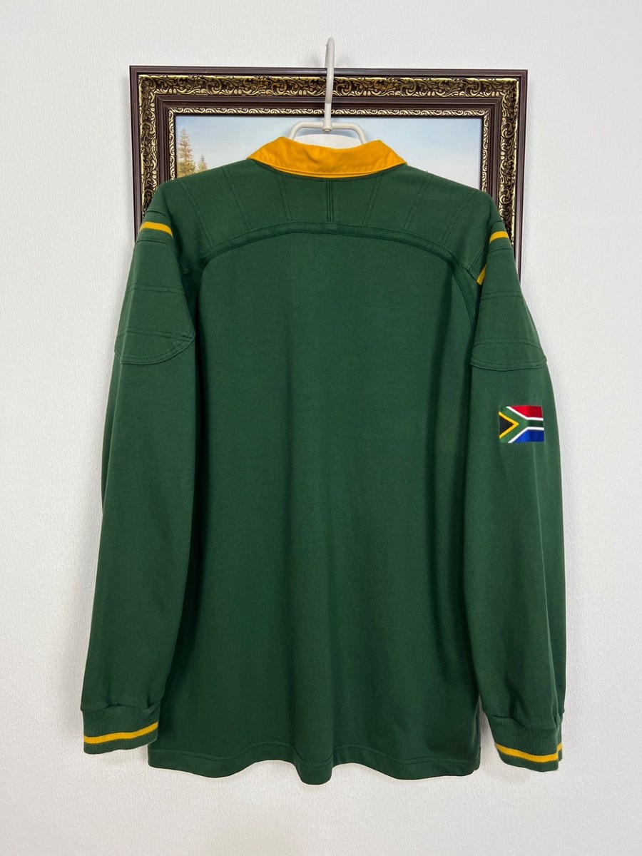 Vintage 90's Nike South Africa Rugby Union Jersey Long Sleeve Mens