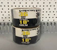Ready to Wrap Sandpaper Strip for Delta 18/36 sander 36 grit - 2 Strips