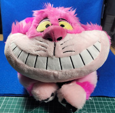 Authentic Disney Store Cheshire Cat Very Soft Plush From Alice in Wonderland 18"