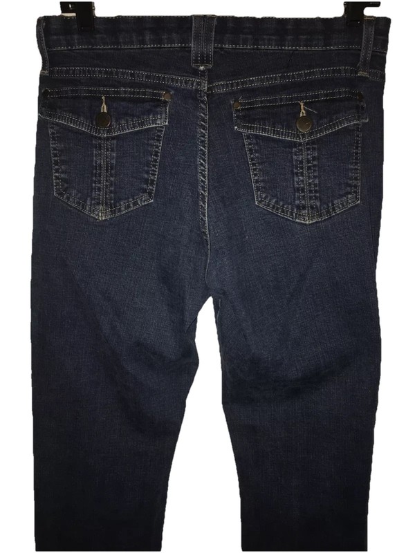 Lee Jeans The Most Comfortable Bootcut Leg Women's Size 30x28 Flap Back Pockets