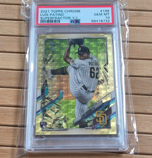2021 Topps Chrome Luis Patino Superfractor 1/1 #196 PSA 10 Padres Rookie