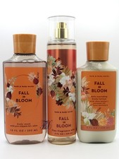 BATH  BODY WORKS FALL IN BLOOM BODY MIST  BODY WASH  BODY LOTION SET