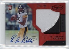 2017 Certified Freshman Fabric Signatures Mirror Red R Joshua Dobbs Auto k5j