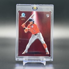 2025 Bowman Chrome #BWS-13 Cam Smith Spotlight Astros RC Red Refractor /5