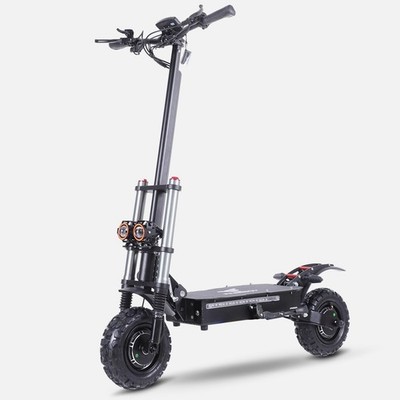 11'' Elektroroller Off-road 6000W 60V/38Ah E-Roller E-Scooter max 100 Meilen