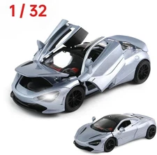 1:32 Aolly McLaren 720S Die-Cast Car Sound Light Opening Doors for Kids Gift