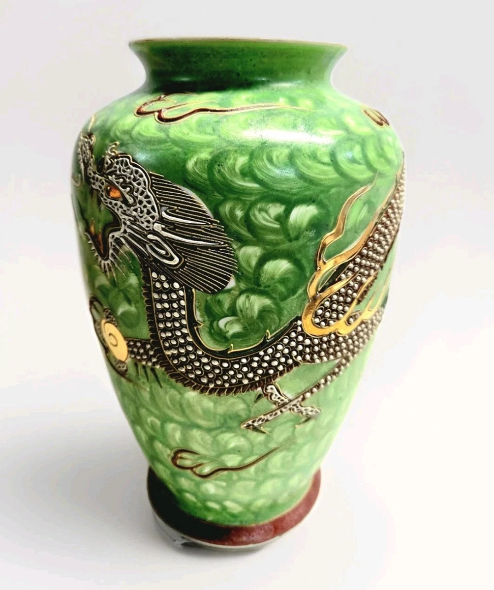 jarrón japonés en porcelana imari pintado a man - Compra venta en