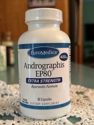 EuroMedica Andrographis EP80 - Supplement for Brain Health & Immune Support - Jo
