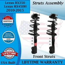 Monroe OEM Front Struts For 2010-2015 Lexus RX350/RX450H Lifetime Warranty