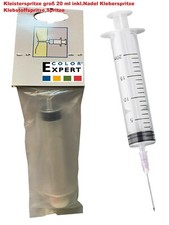 Kleisterspritze gro&szlig; 20 ml inkl.Nadel Kleberspritze Klebstoffspritze Spritze