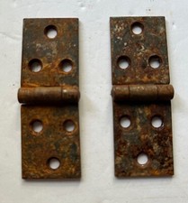 Paire de charnières anciennes assorties, fonte, 1840