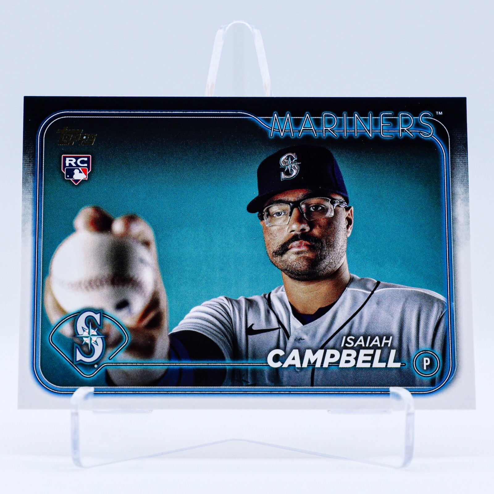 2024 Topps Series 1 Isaiah Campbell RC Golden Mirror SSP Image Variation #58