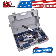 TCE 4 Ton Blue Portable Hydraulic Ram: Auto Body Frame Repair Kit , 8,000 lb