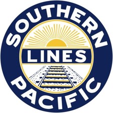 Southern Pacific Railroad, Rail Lines NEW Steel Sign: 24" Dia. Round Made in USA