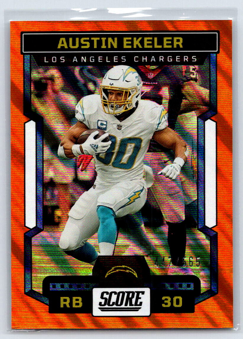 2023 Score Austin Ekeler #144 Lava /565 Los Angeles Chargers