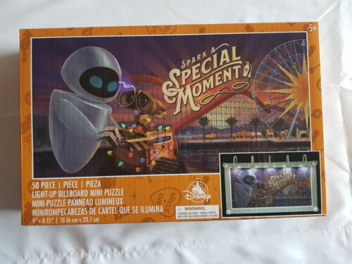 disney store 50 piece light up billboard mini puzzle new (d.b.17) - Picture 1 of 5