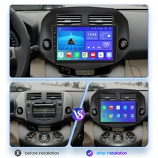 Android 15 Car Radio Gps Navi Rds Wifi Stereo Carplay For Toyota Rav4 2007-2011