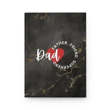 NEW Dad Father Friend Superhero Hardcover Lined Journal Father's Day Gift Book