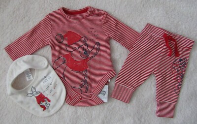 Disney Winnie Puuh rot 3 Stück Starterset erste Größe bis zu 9 Pfund brandneu WL