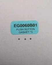 3 Seiko Pusher Button Stem Seals EG0060B01 see list for case back numbers