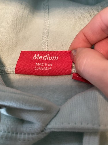 New Supreme Box Logo Hoodie Ice Blue (FW17) Medium - Ships Same Day - Picture 4 of 6